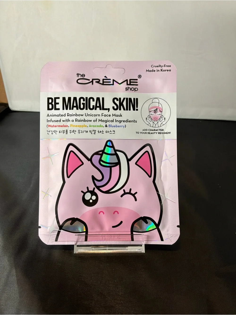 The Crème Shop Be Magical Skin! Pink Unicorn Face Mask - Hydrating Sheet Mask